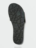 Z0ZR081000 Black Women Simple Slide Sandals Volcom Footwear - Image 3