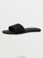 Z0ZR081001 Black Out Women Simple Slide Sandals Volcom Footwear - Image 2