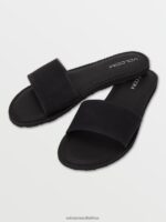 Z0ZR081001 Black Out Women Simple Slide Sandals Volcom Footwear