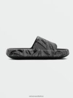 Z0ZR081003 Black White Women Stoney Cloud Slide Sandals Volcom Footwear - Image 8
