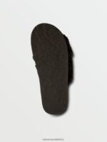 Z0ZR081007 Black Women Lived In Lounge Slip Sandal Volcom Footwear - Image 7