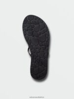 Z0ZR081010 Black Women Easy Breezy II Sandals Volcom Footwear - Image 3