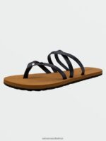 Z0ZR081010 Black Women Easy Breezy II Sandals Volcom Footwear - Image 6