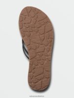 Z0ZR081011 Black Women Forever And Ever II Sandals Volcom Footwear - Image 3