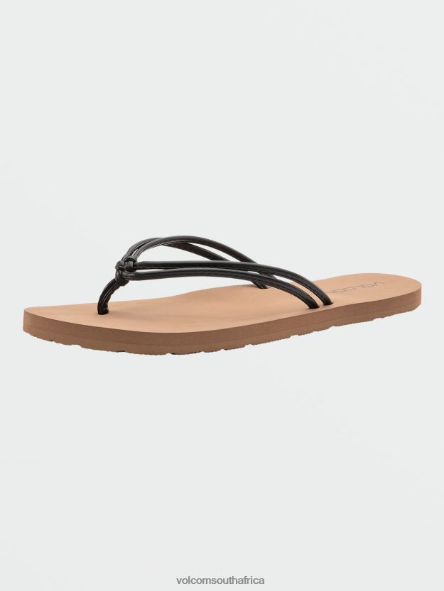 Z0ZR081011 Black Women Forever And Ever II Sandals Volcom Footwear - Image 7