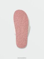 Z0ZR081014 Cream Women Lived in Lounge Slip Sandals Volcom Footwear - Image 3