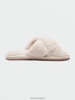 Z0ZR081014 Cream Women Lived in Lounge Slip Sandals Volcom Footwear - Image 5