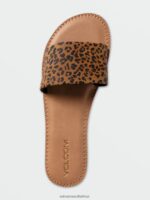 Z0ZR081016 Cheetah Women Simple Slide Sandals Volcom Footwear - Image 5