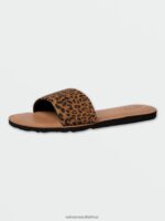 Z0ZR081016 Cheetah Women Simple Slide Sandals Volcom Footwear - Image 7