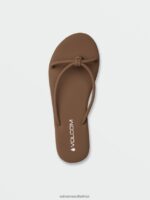 Z0ZR081017 Tan Women Fast Forward Sandals Volcom Footwear - Image 2