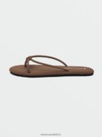 Z0ZR081017 Tan Women Fast Forward Sandals Volcom Footwear - Image 7