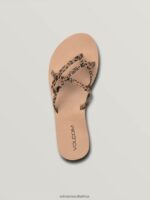 Z0ZR081019 Cheetah Women New School II Sandal Volcom Footwear - Image 4