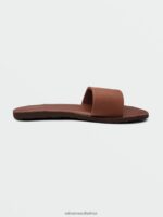 Z0ZR081020 Dark Clay Women Simple Slide Sandals Volcom Footwear - Image 26