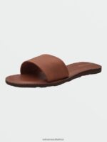 Z0ZR081020 Dark Clay Women Simple Slide Sandals Volcom Footwear - Image 40