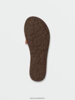 Z0ZR081020 Dark Clay Women Simple Slide Sandals Volcom Footwear - Image 43
