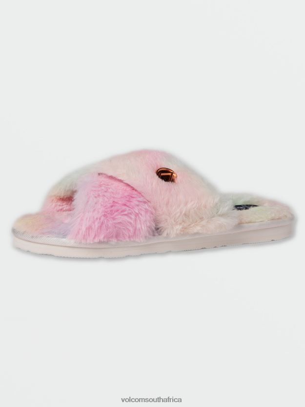 Z0ZR081035 Tie Dye Women Lived In Lounge Slip Sandal Volcom Footwear - Image 3