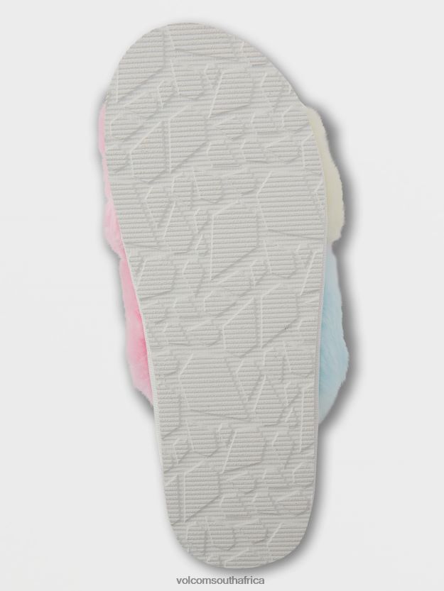 Z0ZR081035 Tie Dye Women Lived In Lounge Slip Sandal Volcom Footwear - Image 4