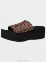 Z0ZR081036 Animal Print Women Simple Hi-Scraper Sandal Volcom Footwear - Image 3