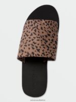 Z0ZR081036 Animal Print Women Simple Hi-Scraper Sandal Volcom Footwear - Image 4