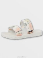 Z0ZR081040 Star White Women Eco Recliner Slide Volcom Footwear - Image 3