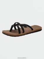 Z0ZR081043 Black Women Eco Concourse Trail Sandals Volcom Footwear - Image 3