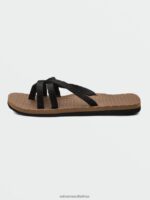 Z0ZR081043 Black Women Eco Concourse Trail Sandals Volcom Footwear - Image 5