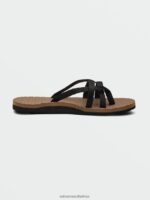 Z0ZR081043 Black Women Eco Concourse Trail Sandals Volcom Footwear - Image 7