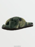 Z0ZR081044 Camouflage Women Lived in Lounge Slip Sandal Volcom Footwear - Image 3