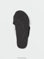 Z0ZR081045 Black White Women Lived in Lounge Slip Sandal Volcom Footwear - Image 7