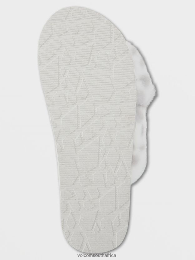 Z0ZR081047 Star White Women Lived in Lounge Slip Sandal Volcom Footwear - Image 4