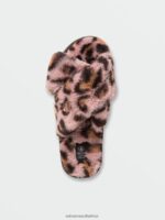 Z0ZR081049 Raisin Women Lived in Lounge Slip Sandal Volcom Footwear - Image 2