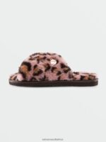Z0ZR081049 Raisin Women Lived in Lounge Slip Sandal Volcom Footwear - Image 5