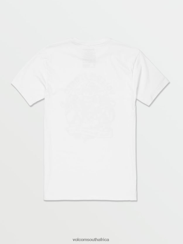 Z0ZR08104 White Men Colorado Short Sleeve Tee Volcom Clothing - Image 2