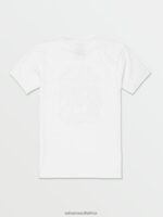 Z0ZR08104 White Men Colorado Short Sleeve Tee Volcom Clothing - Image 3