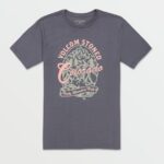 Z0ZR08105 Dark Slate Men Colorado Short Sleeve Tee Volcom Clothing
