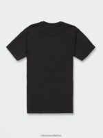 Z0ZR08107 Black Men Las Vegas Short Sleeve Tee Volcom Clothing - Image 2