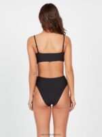 Z0ZR081085 Black Women Simply Seamless Tube Bikini Top Volcom Clothing - Image 7