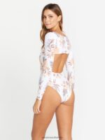 Z0ZR081087 White Women Coco One Piece Swimsuit Volcom Clothing - Image 7