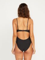 Z0ZR081089 Black Women Simply Seamless One Piece Swimsuit Volcom Clothing - Image 10