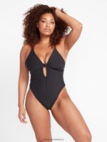 Z0ZR081091 Black Women Simply Seamless One Piece Volcom Clothing - Image 4