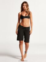 Z0ZR081092 Black Women Simply Solid 11" Boardshorts^Black Volcom Clothing - Image 5