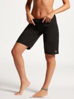 Z0ZR081092 Black Women Simply Solid 11" Boardshorts^Black Volcom Clothing - Image 8