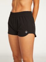 Z0ZR081095 Black Women Simply Solid 2" Boardshorts^Black Volcom Clothing - Image 5