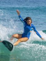 Z0ZR081108 Navy Women Modulator 1mm Long Sleeve Back Zip Wetsuit Volcom Clothing - Image 6