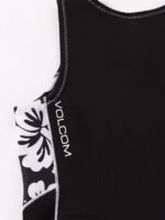 Z0ZR081113 Black Women Modulator 1mm Front Zip Short John Wetsuit Volcom Clothing - Image 19
