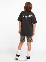 Z0ZR081119 Vintage Black Boys Originator Short Sleeve Tee Volcom Clothing - Image 8