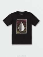 Z0ZR081122 Black Boys Concourse Short Sleeve Tee Volcom Clothing - Image 3