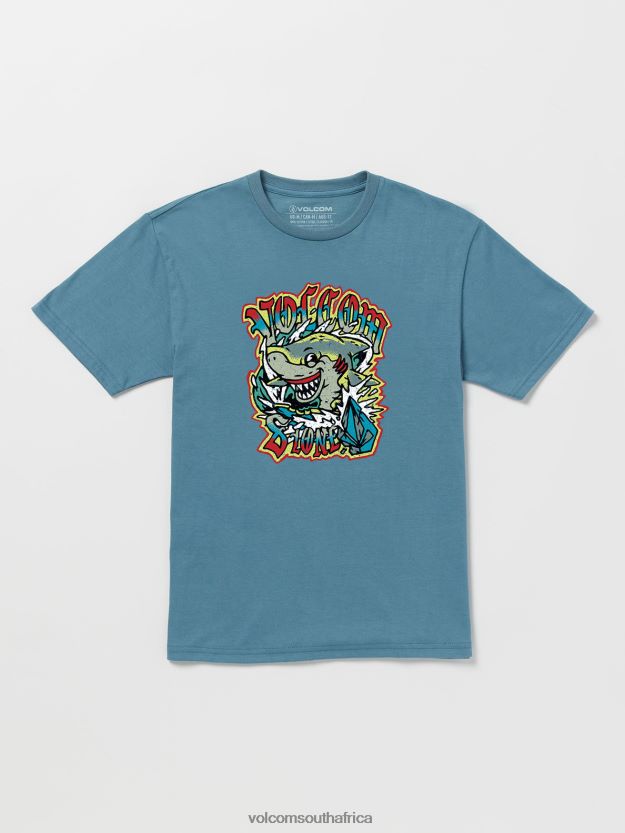 Z0ZR081126 Indigo Ridge Boys Thresher Short Sleeve Tee Volcom Clothing - Image 1