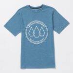Z0ZR081141 Indigo Ridge Heather Boys Stone Link Short Sleeve Tee Volcom Clothing