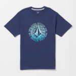 Z0ZR081146 Estate Blue Boys Rotato Short Sleeve Tee Volcom Clothing